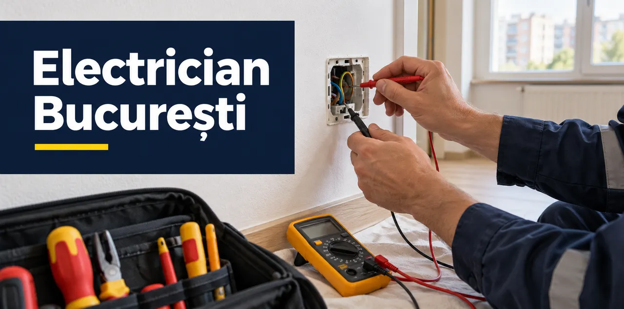 Electrician București pentru intervenții și lucrări electrice
